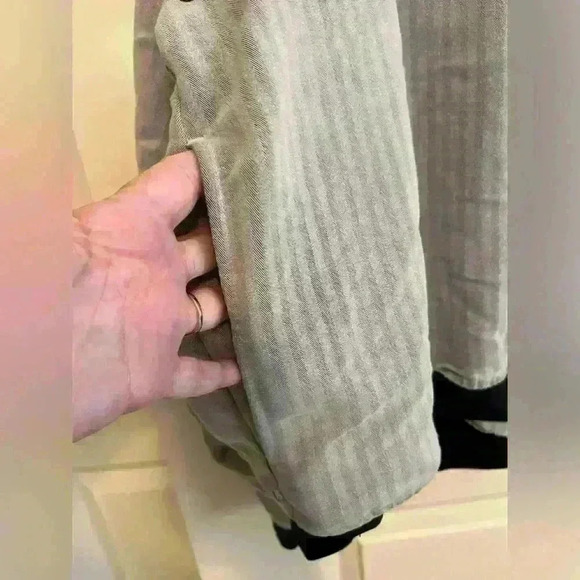 Lyle & Scott Gray/Black Crewneck Golf Pullover Windbreaker Size XL - Picture 8 of 8